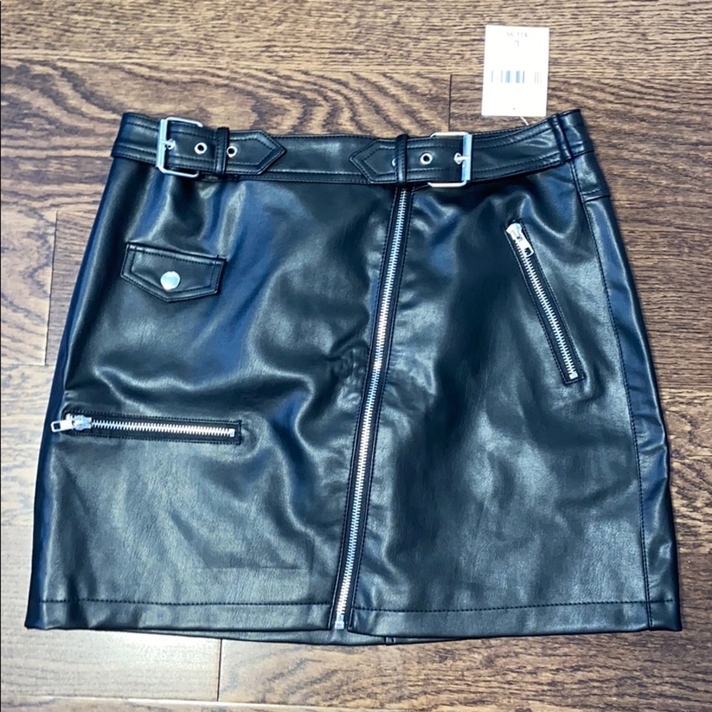 Faux Leather skirt